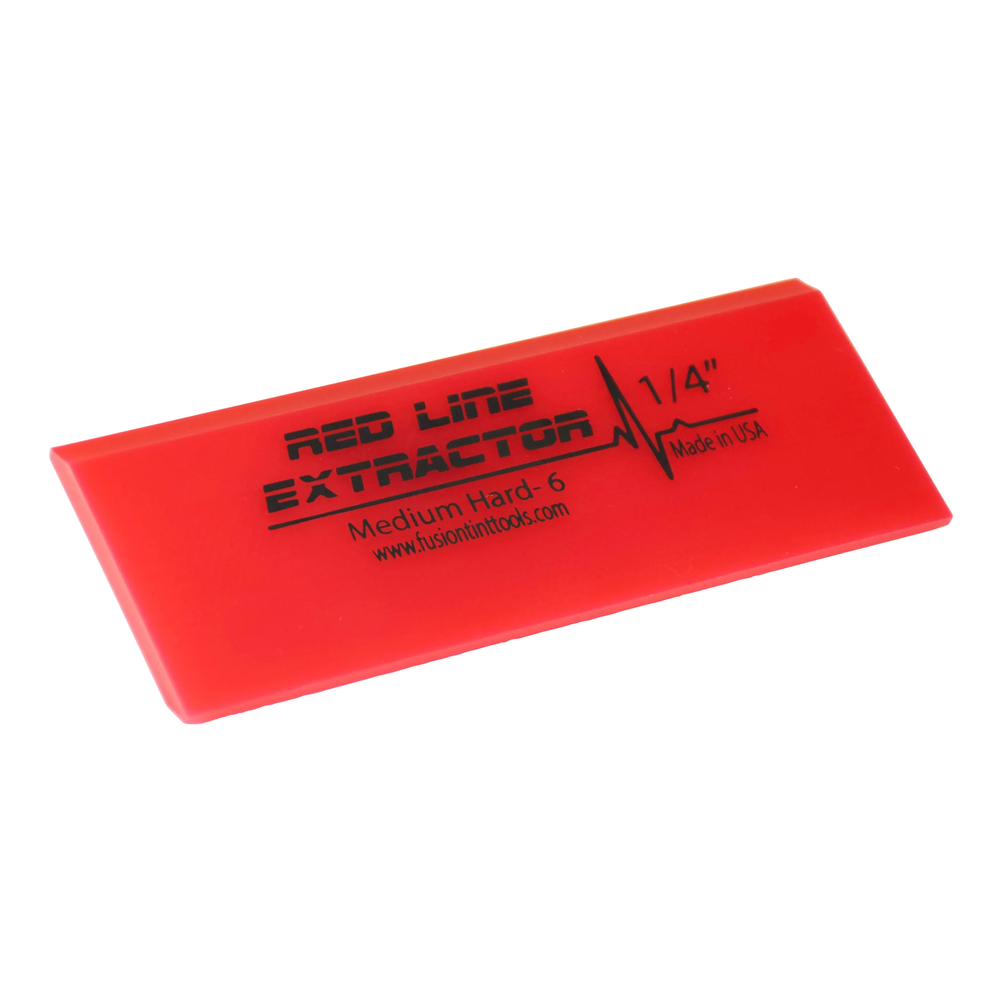 5" Red Line Extractor 1/4" Thick Double Bevel Squeegee Blade