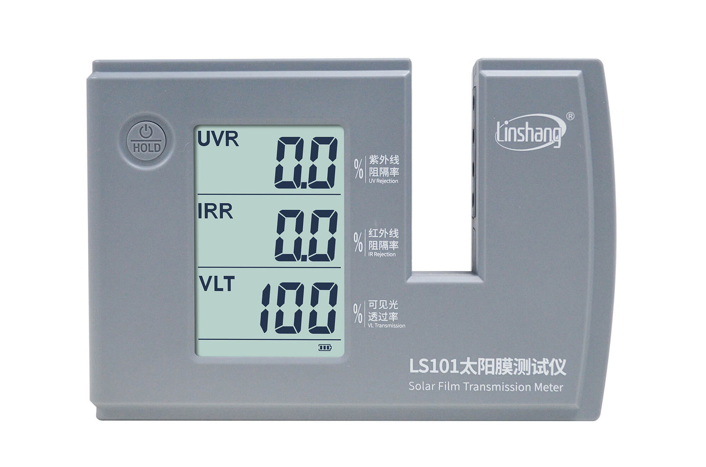 Demonstrating the Glass Tint Reader's accuracy in reading window tint percentages.