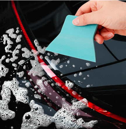 T-Shape Precision PPF Installation Squeegee in action - achieving bubble-free finishes.