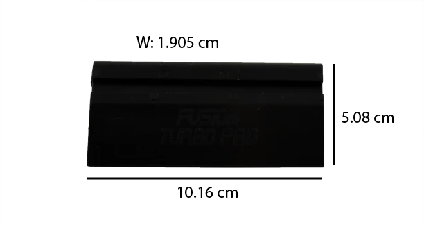 4” Black Fusion Turbo Pro