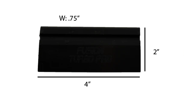 4” Black Fusion Turbo Pro