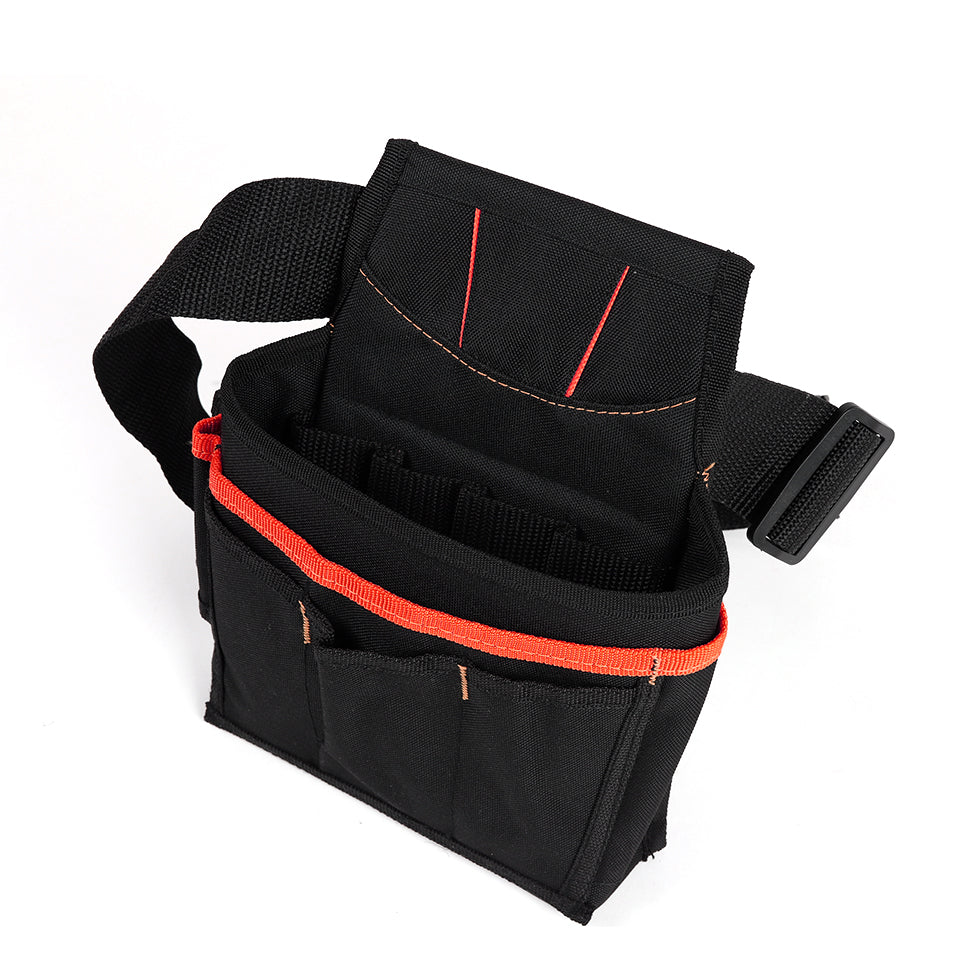 Professional's perspective of the Wrap & Tint Tool Organizer Pouch, filled with essential tinting and wrapping tools, ready for any job.