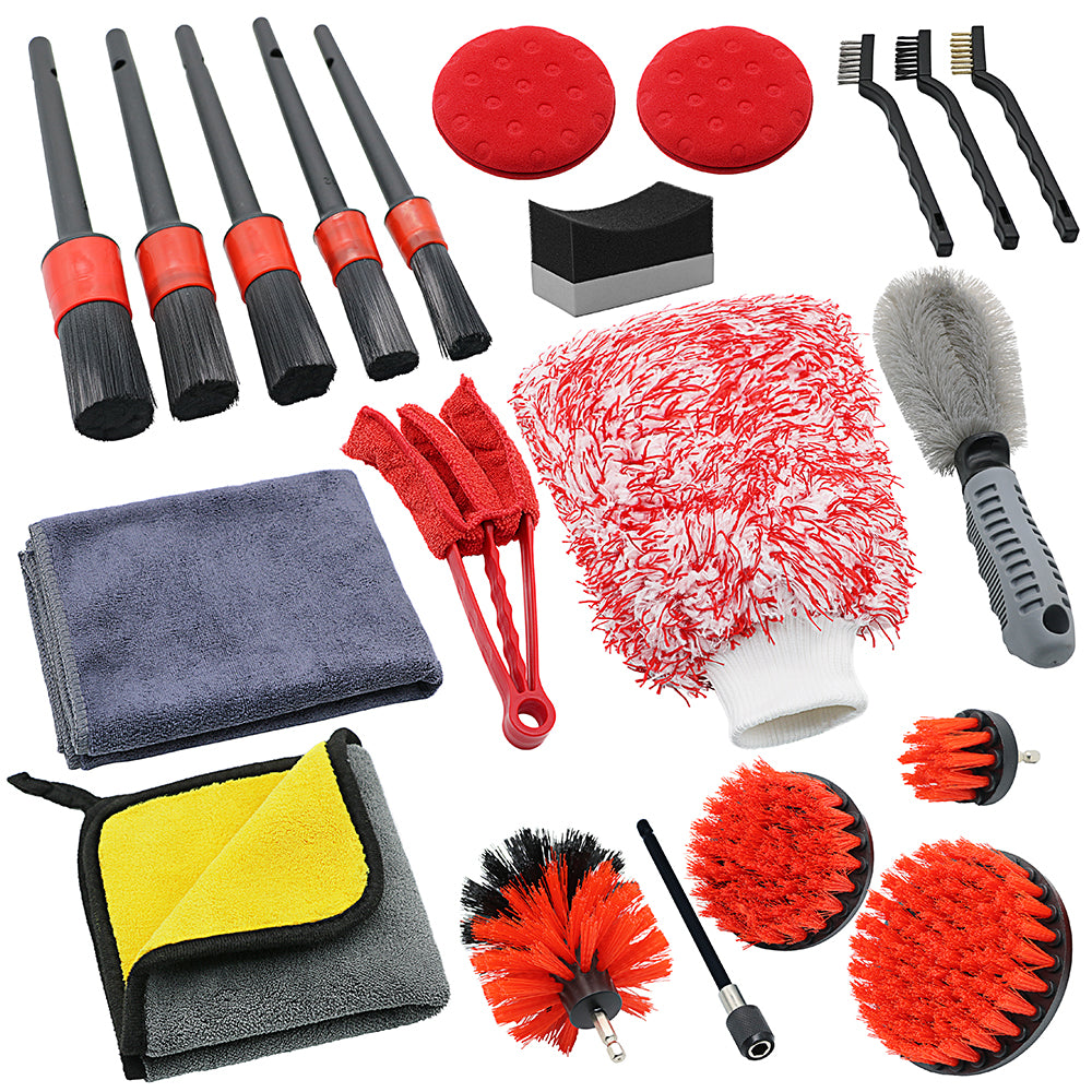 69TOOLZ Interior & Exterior Car Cleaning Kit 21PCS