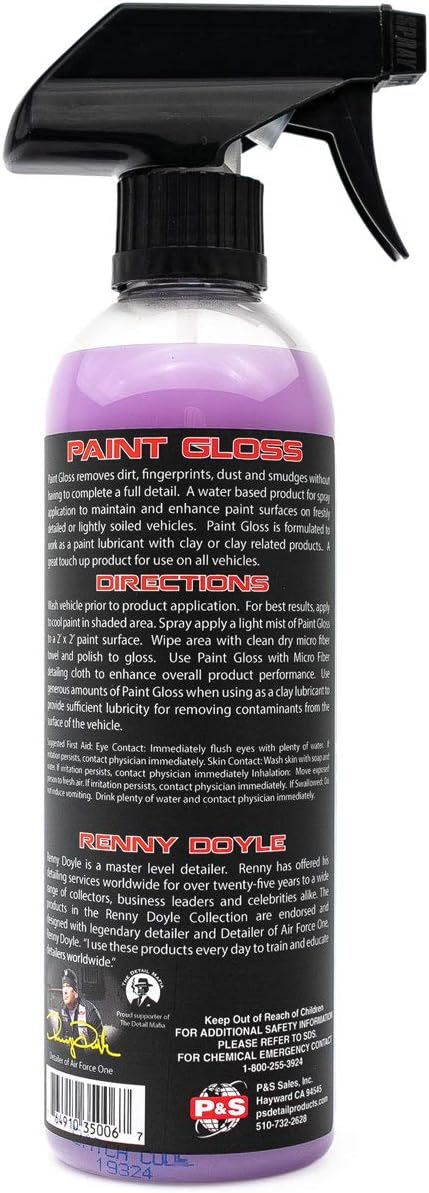 P&S Paint Gloss Showroom Spray N Shine - Bulk Sizes for Professional Use