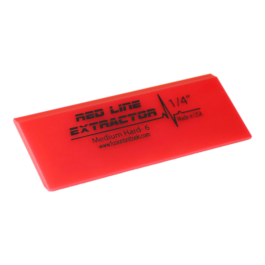 5" Red Line Extractor 1/4" Thick Double Bevel Squeegee Blade