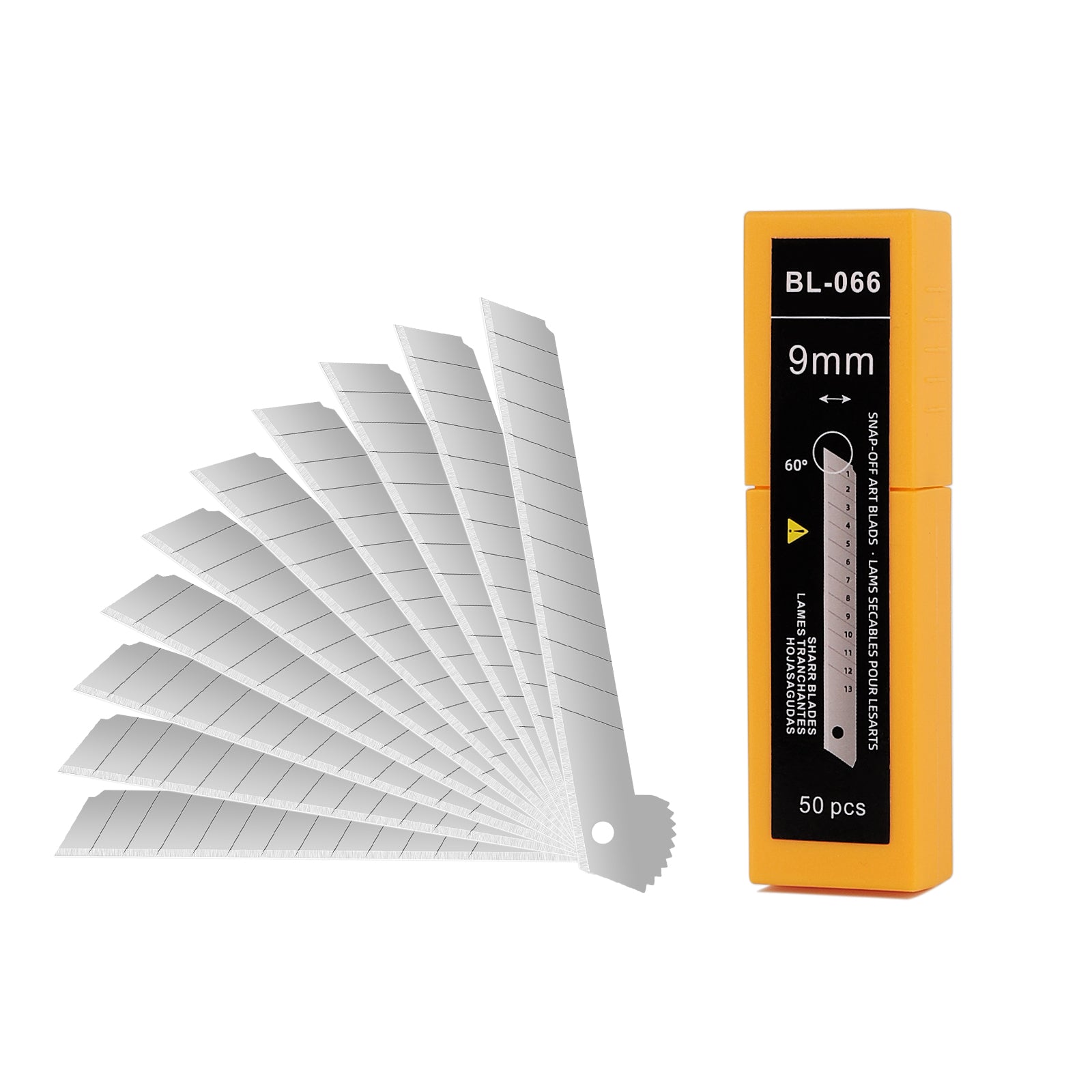 Precision Steel Tint Blade pack for professional window tinting - front view.
