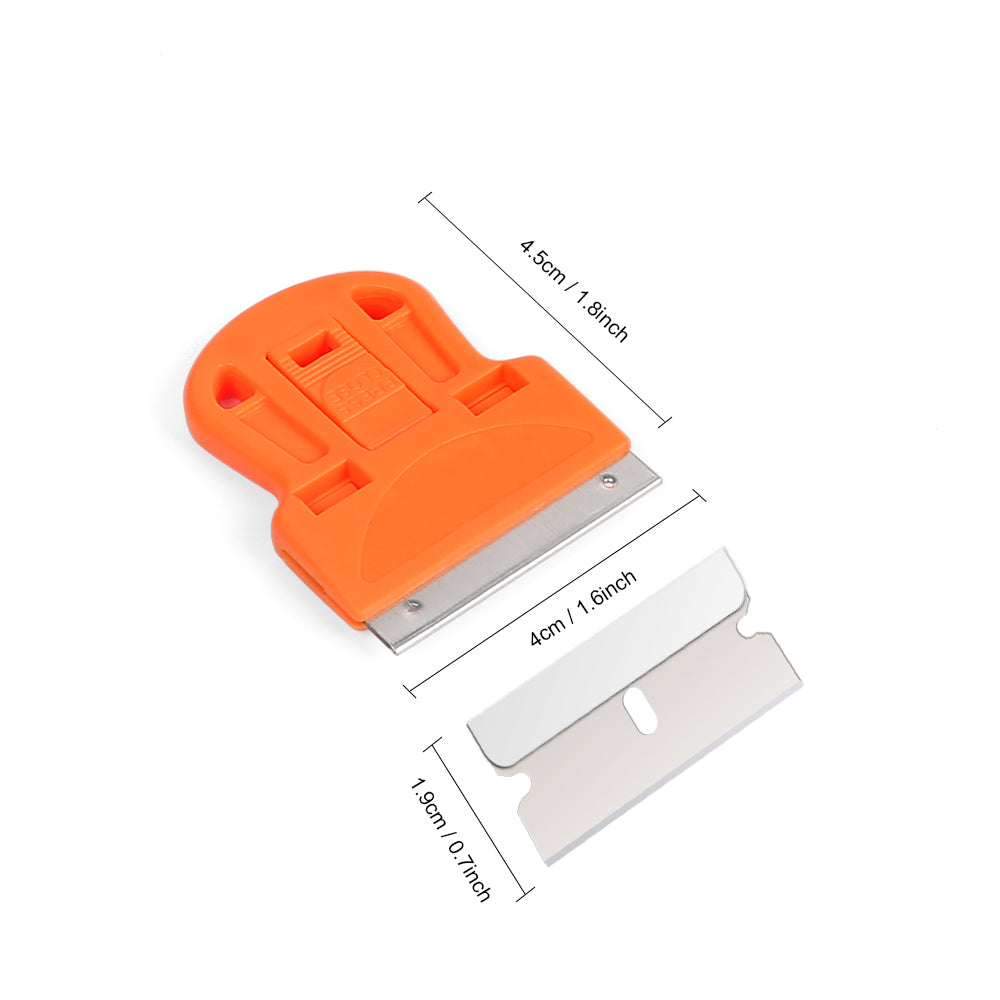 The essential Mini 1-Inch Precision Blade Holder displayed with its cutting blade, illustrating the tool's readiness for intricate work.