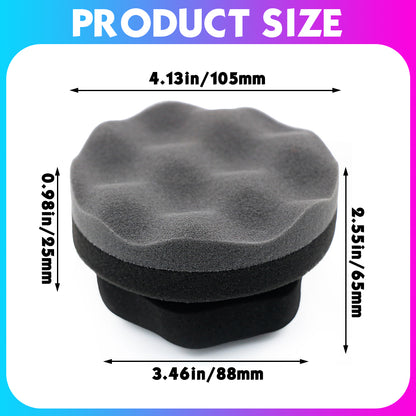 69 TOOLZ  Tire Shine Applicator Pad Durable Reusable Hex-Grip