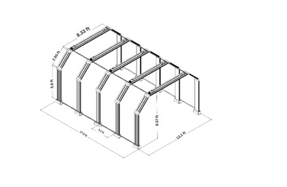 Portaleon Hexagon LED Tunnel Light - Model SGE1006