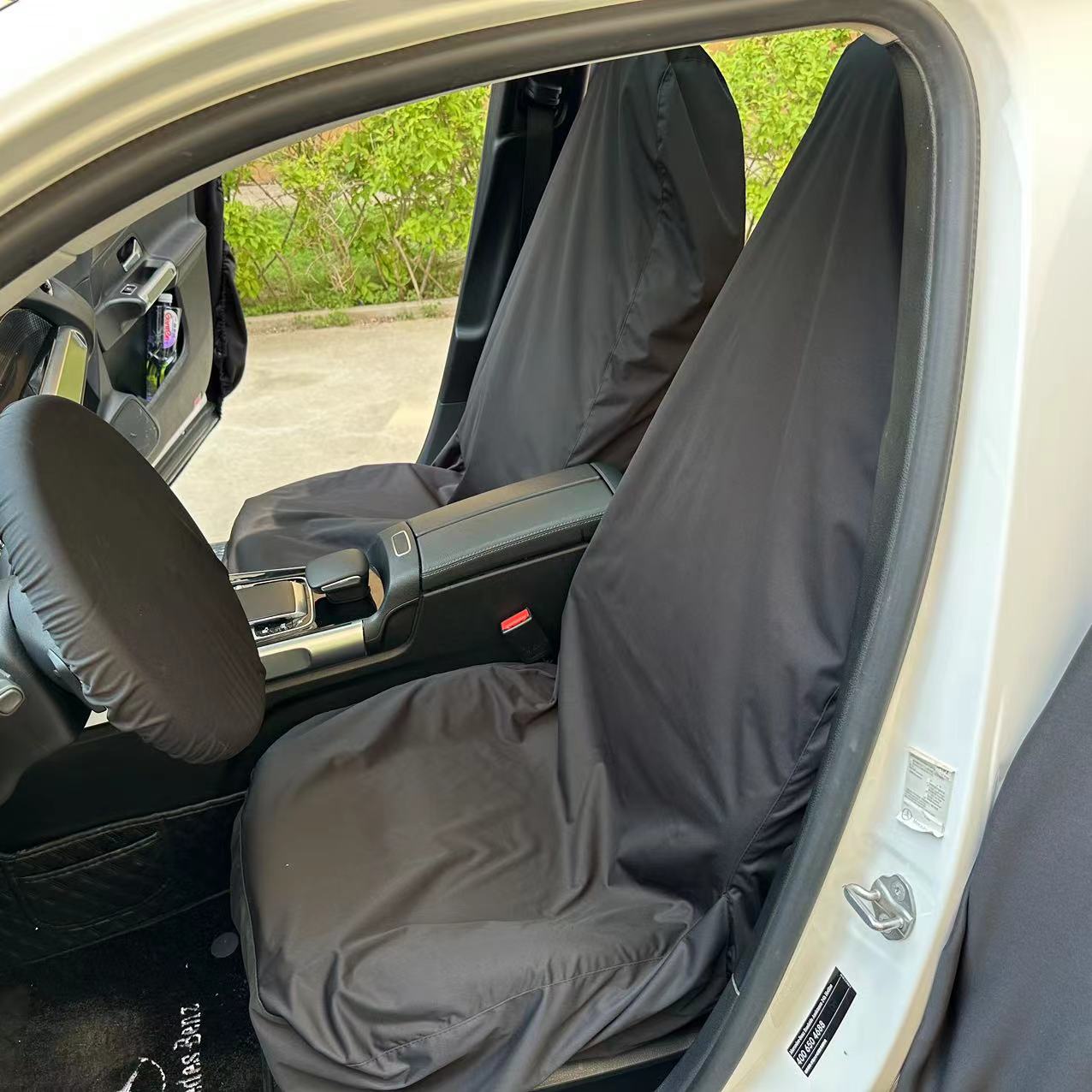 Automotive Seat & Steering Wheel Protection Cover Kit