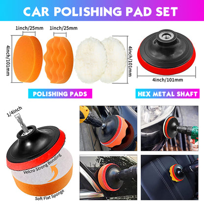 69 TOOLZ  Car Cleaning Kit Interior Exterior Auto Detailing 28Pcs