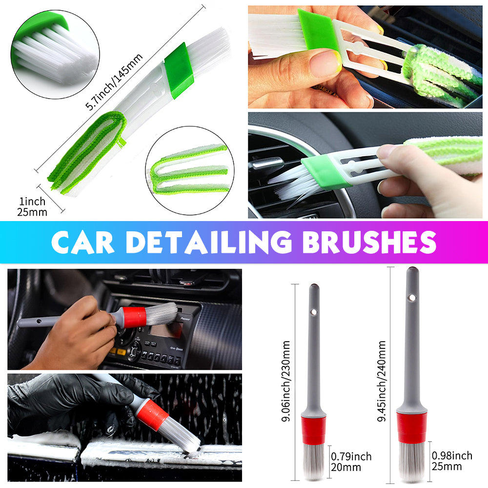 69 TOOLZ  Car Cleaning Kit Interior Exterior Auto Detailing 28Pcs