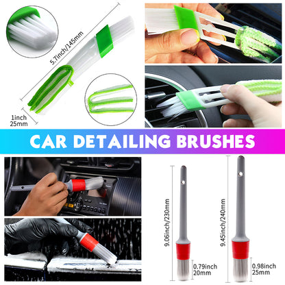 69 TOOLZ  Car Cleaning Kit Interior Exterior Auto Detailing 28Pcs