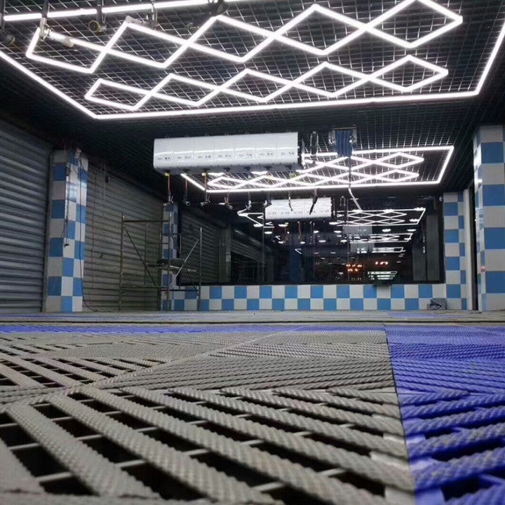 ST2018 model of the Vortex Hexa Light series installed, offering a sleek lighting solution.