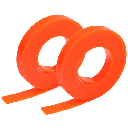 Fusion 120" Squeegee Channel Refill - Orange ,Blue & Red Rolls