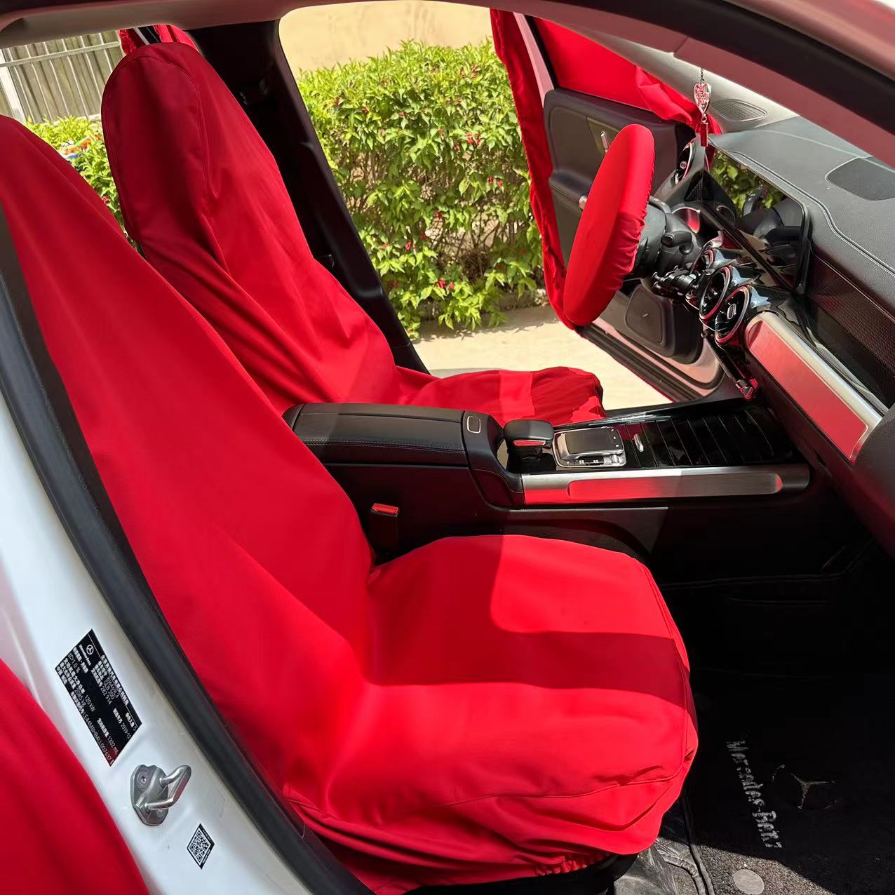Automotive Seat & Steering Wheel Protection Cover Kit