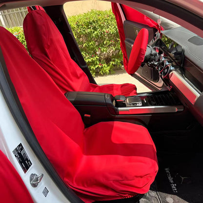 Automotive Seat & Steering Wheel Protection Cover Kit