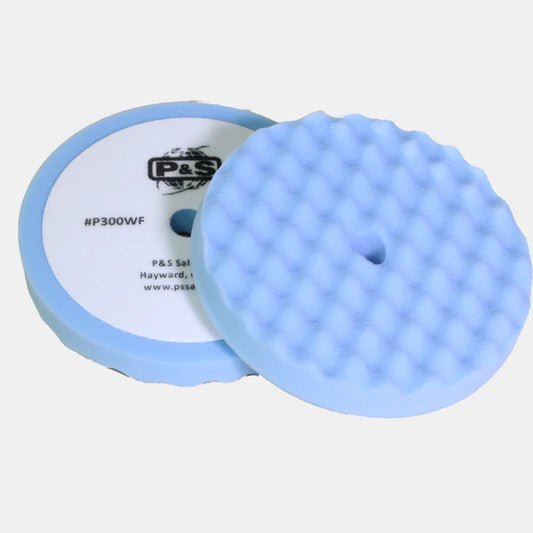 Finish Foam Velcro Waffle Pad- Blue